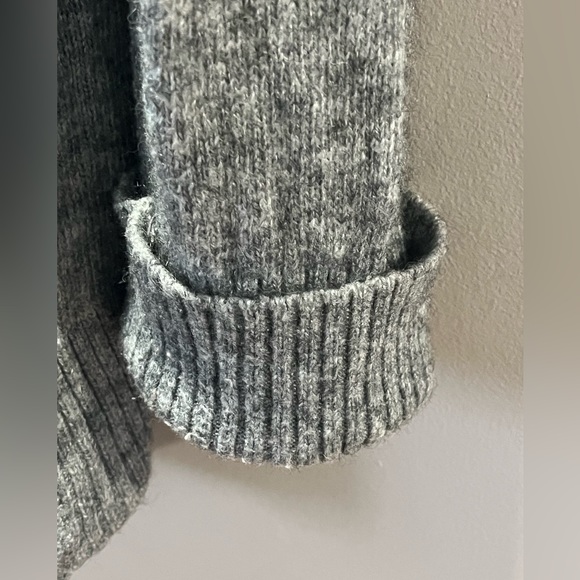 Anna Taylor LOFT Open Front Drop Shoulder Fine Knit Cardigan With Pockets - Picture 2 of 13